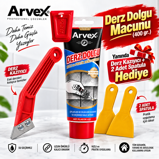 Arvex™ - Derz Dolgu Macun Seti (400 gr.)