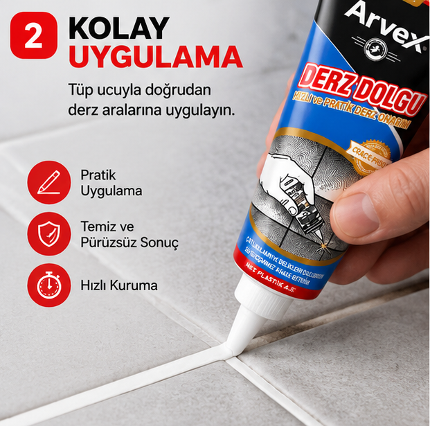 Arvex™ - Derz Dolgu Macun Seti (400 gr.)